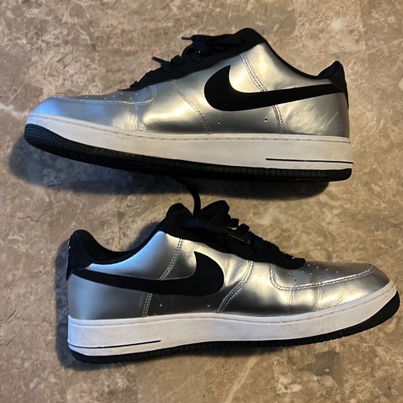 Nike Air Force 1 Metallic Silver sneakers men’s sz13 - Picture 9 of 10